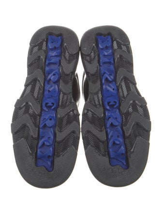 Burberry Leather Colorblock Pattern Sneakers