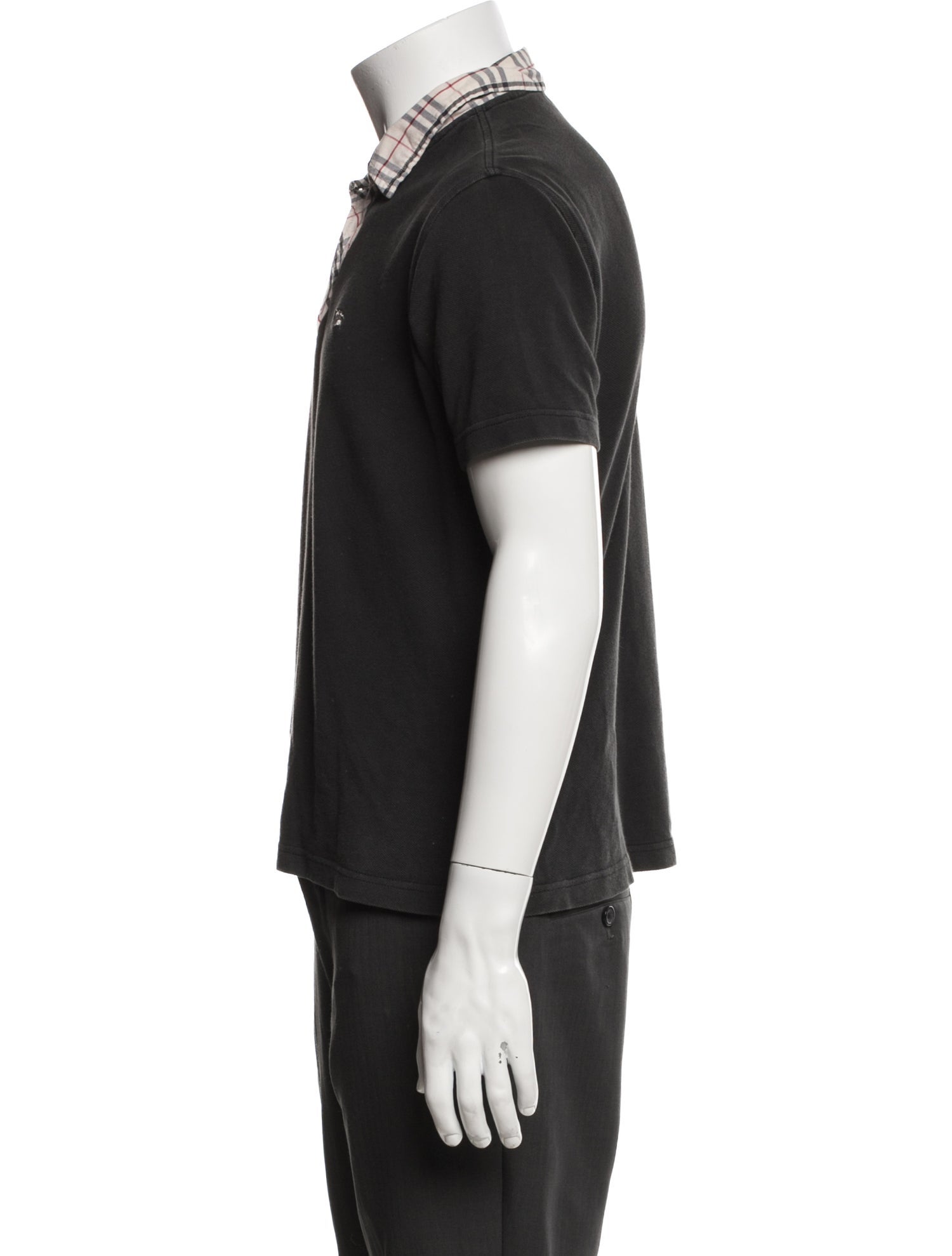 Burberry London Vintage House Check Pattern Polo Shirt