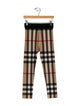 Burberry Check Printed Leggings