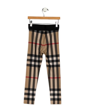 Burberry Check Printed Leggings