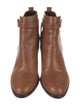 Burberry House Check Pattern Leather Boots