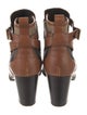 Burberry House Check Pattern Leather Boots