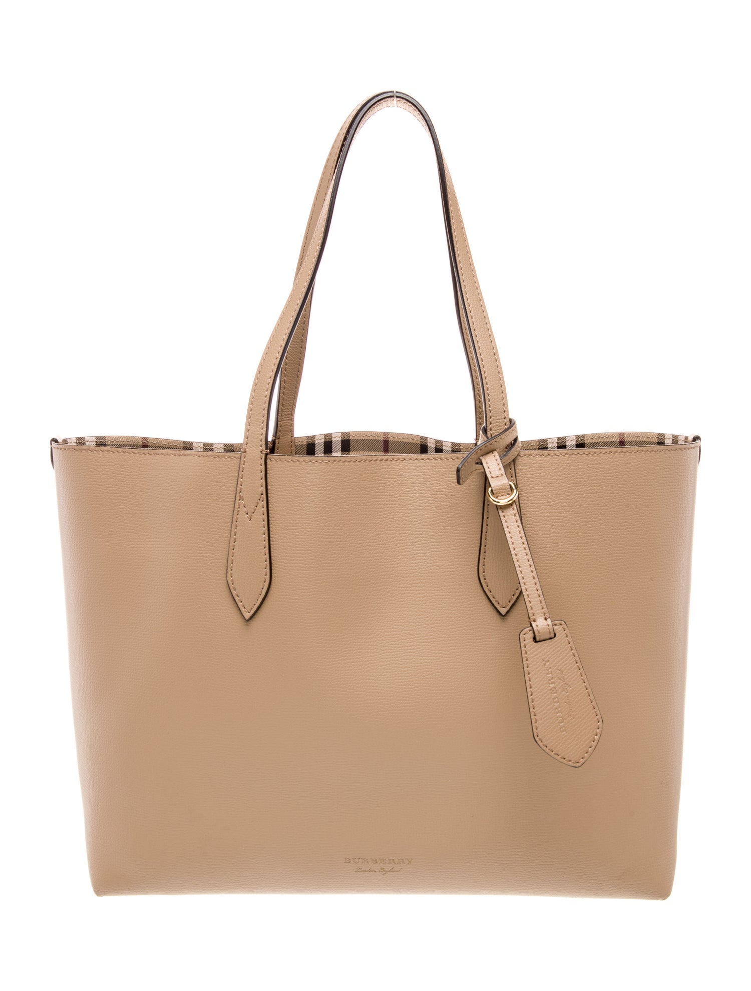 Burberry Haymarket Check Tote Large