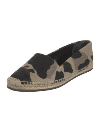 Burberry Canvas Animal Print Espadrilles
