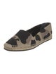 Burberry Canvas Animal Print Espadrilles