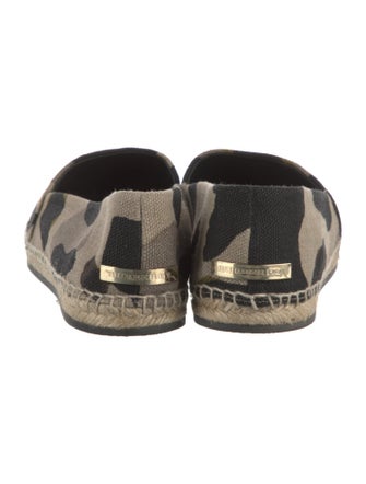 Burberry Canvas Animal Print Espadrilles