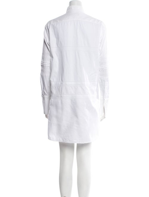 Burberry Mock Neck Mini Dress