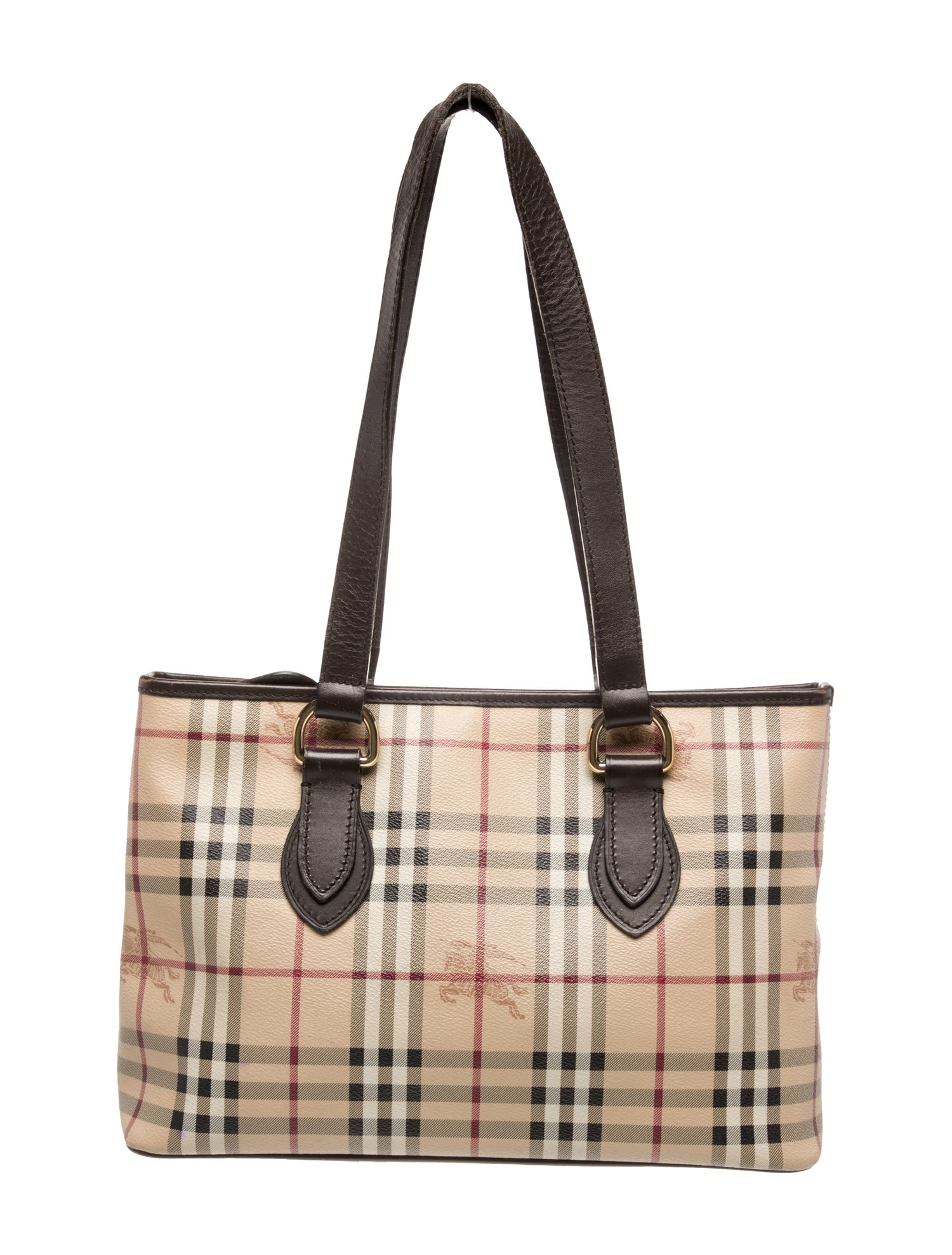 Burberry Haymarket Check Shoulder Bag