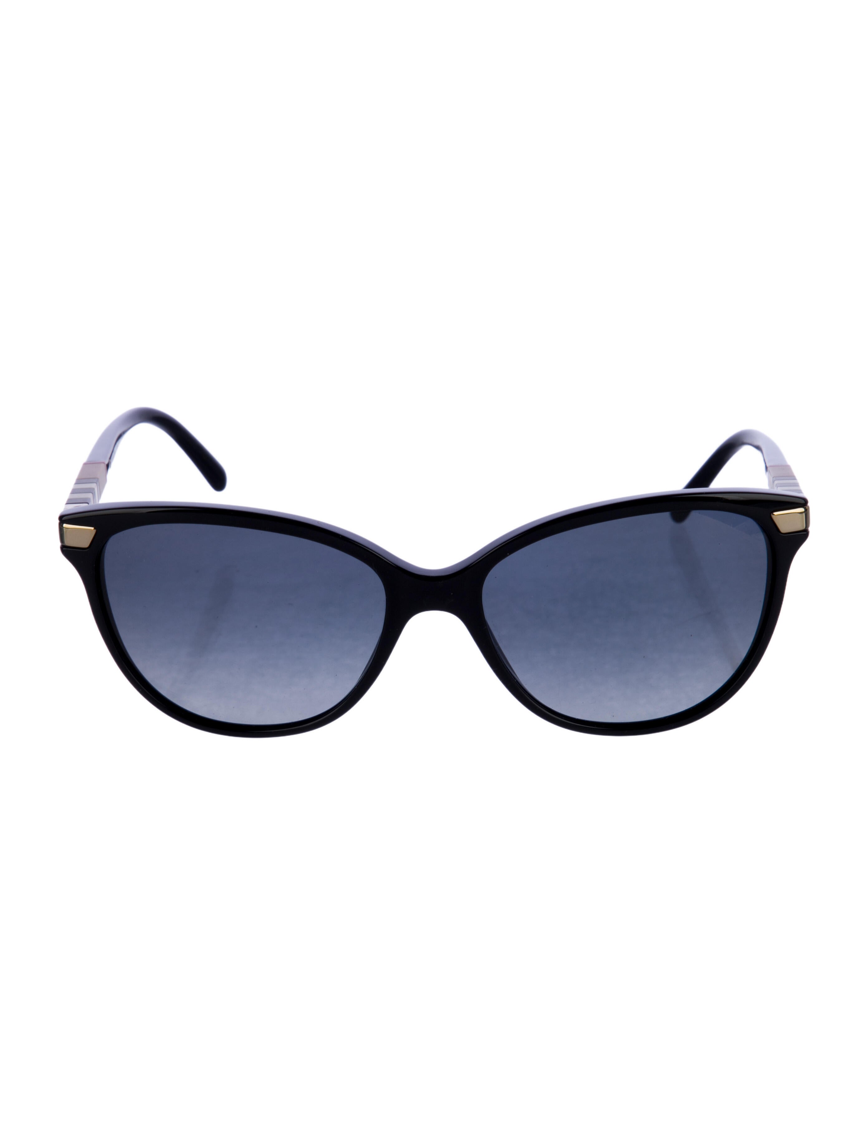 Burberry House Check Pattern Cat-Eye Sunglasses