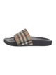 Burberry Nova Check Pattern Rubber Slides