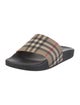 Burberry Nova Check Pattern Rubber Slides