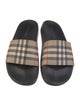 Burberry Nova Check Pattern Rubber Slides