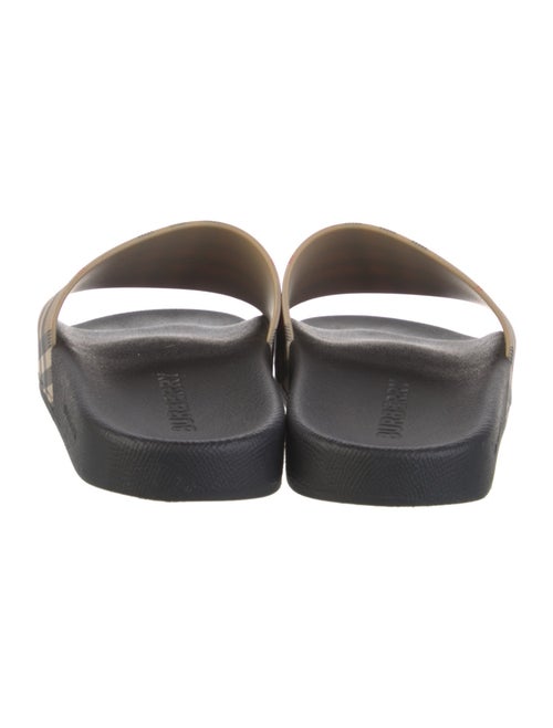 Burberry Nova Check Pattern Rubber Slides