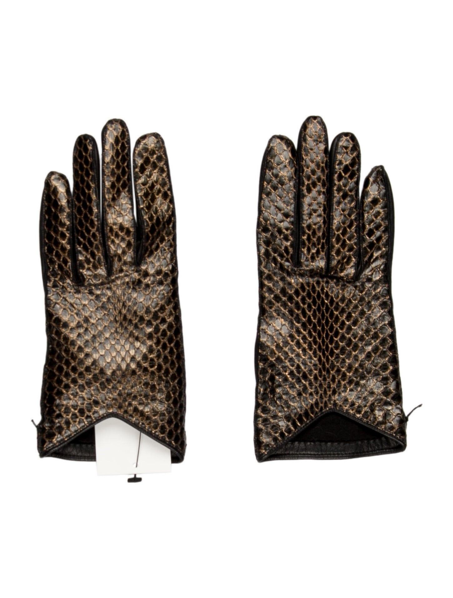 Burberry Snakeskin Winter Gloves