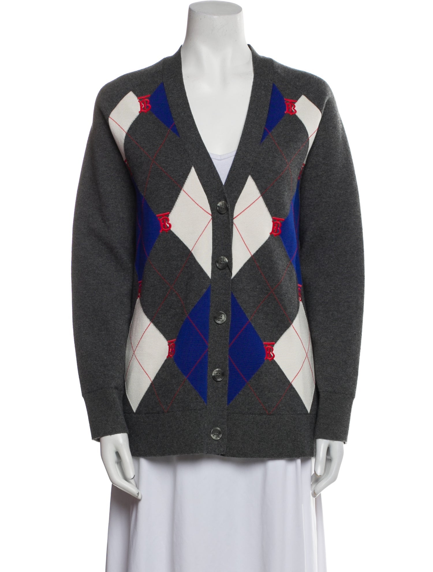 Burberry Cashmere Printed Sweater w/ Tags