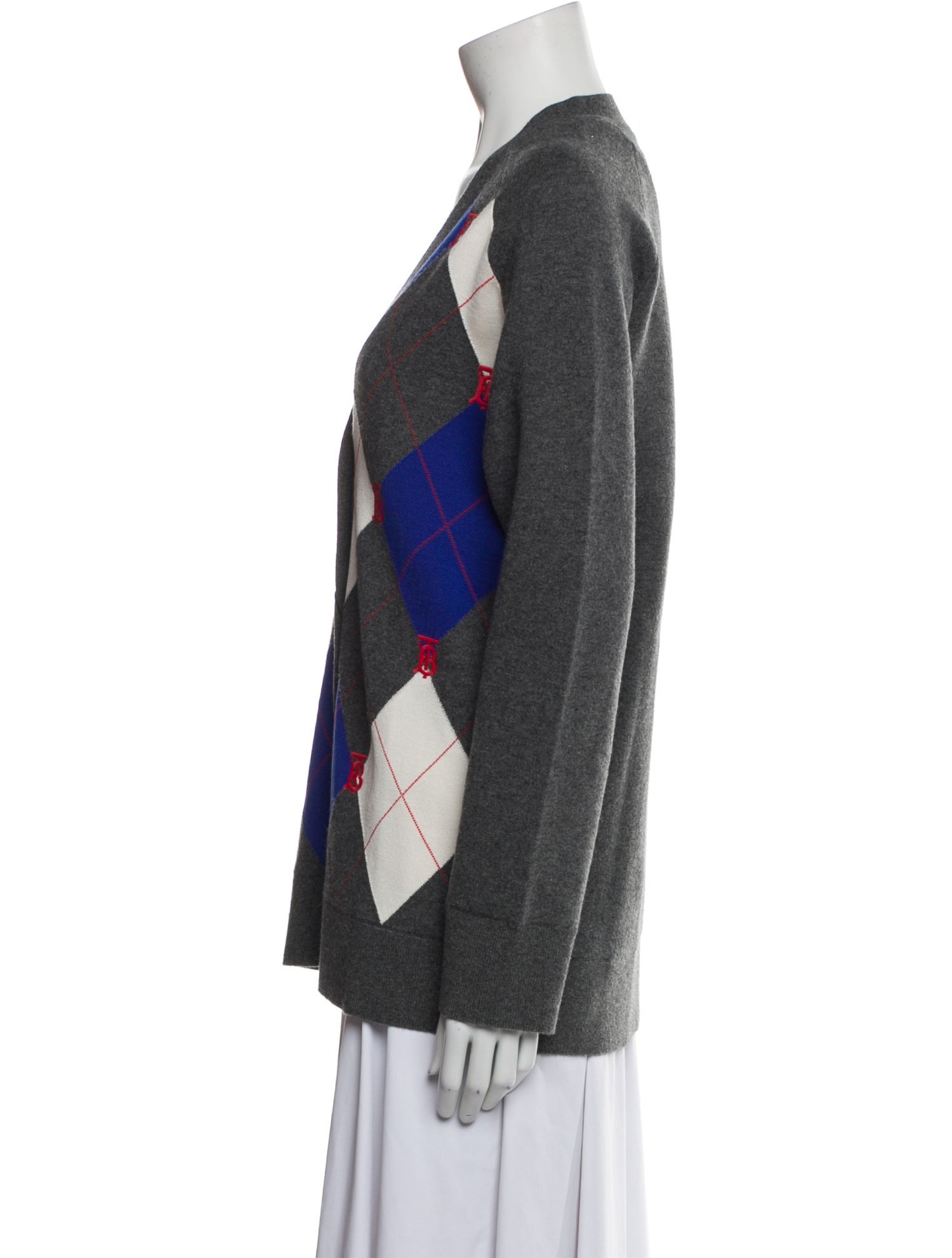 Burberry Cashmere Printed Sweater w/ Tags