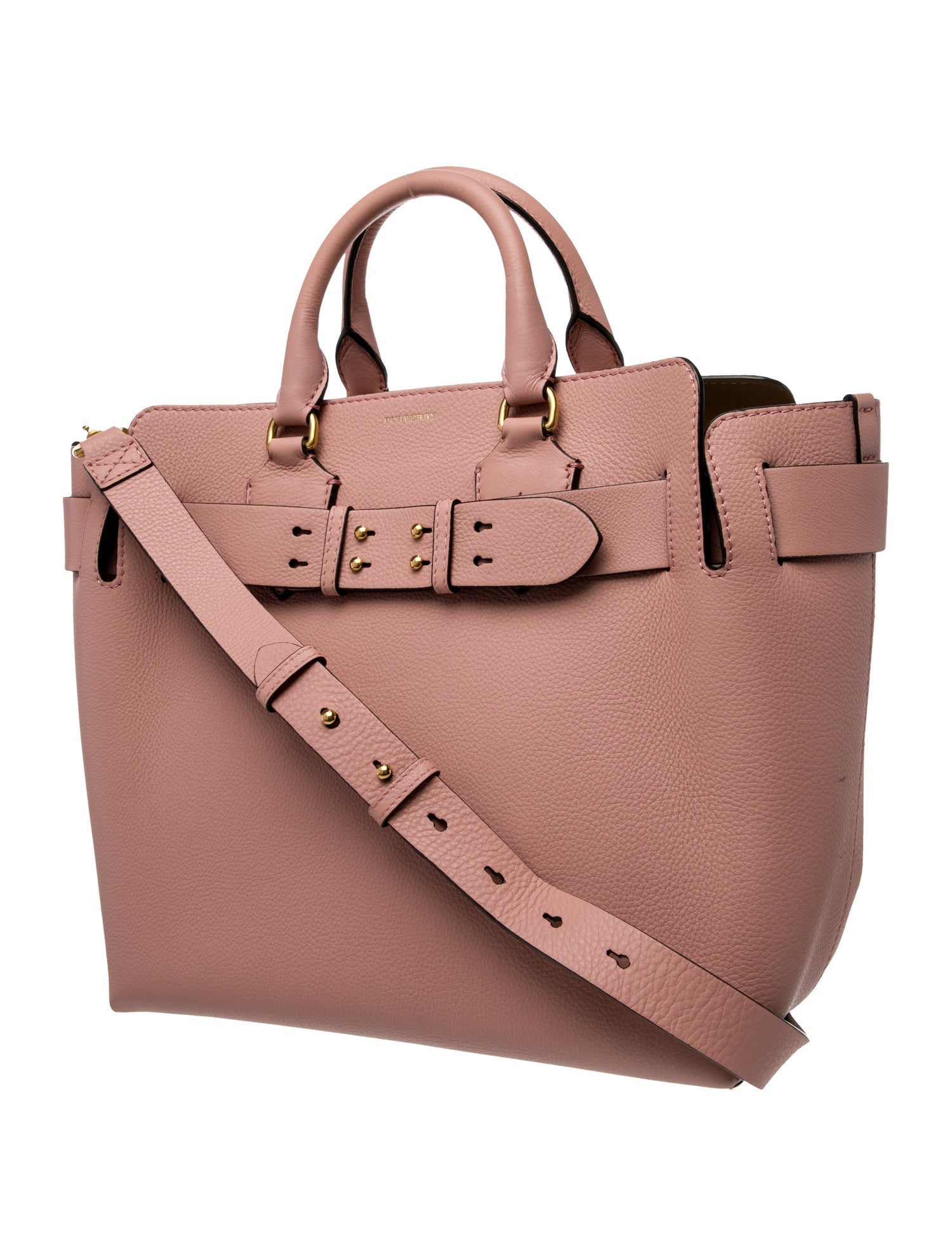Burberry Leather Belt Tote