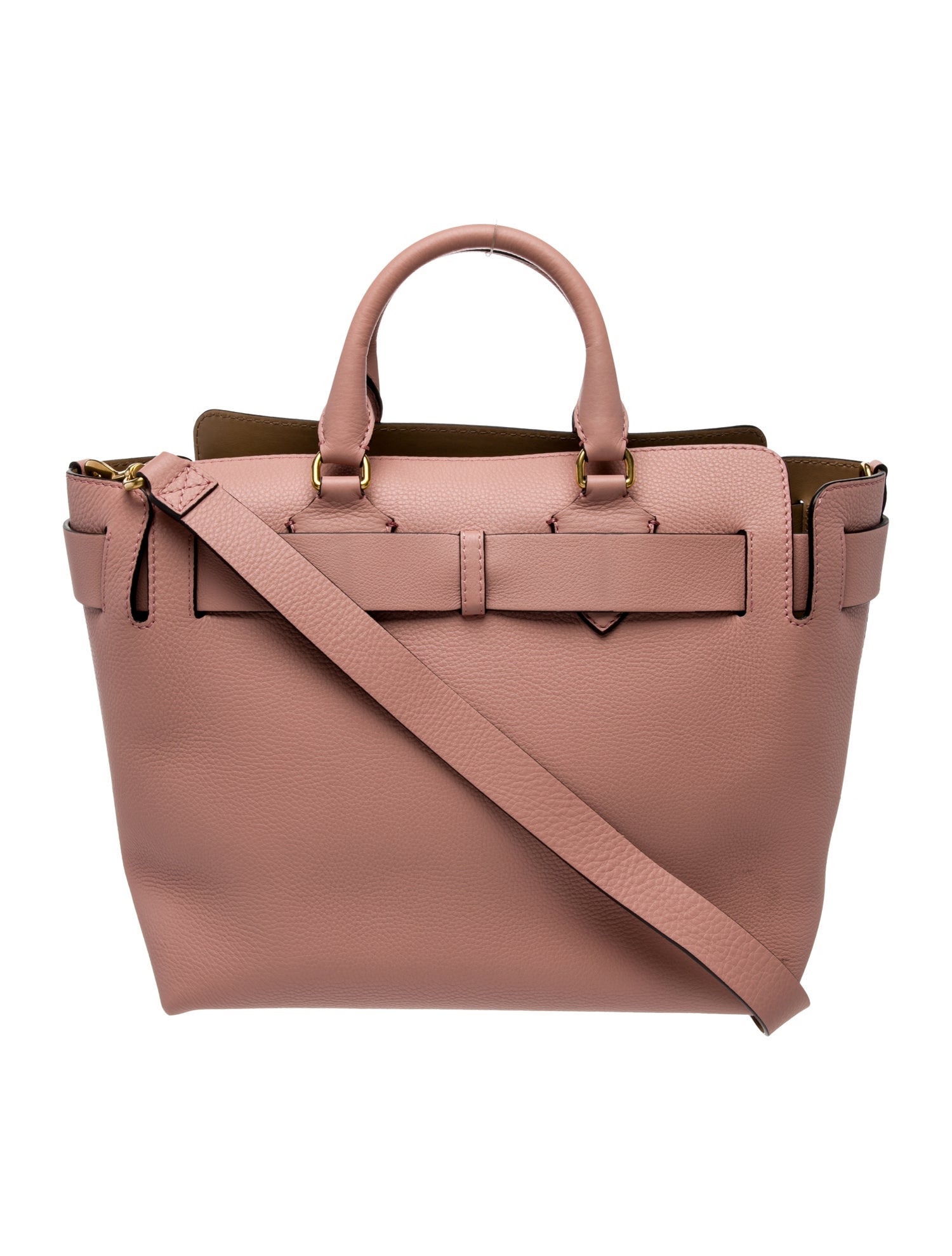 Burberry Leather Belt Tote