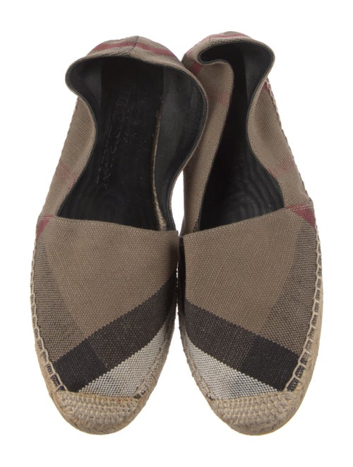 Burberry House Check Pattern Canvas Espadrilles