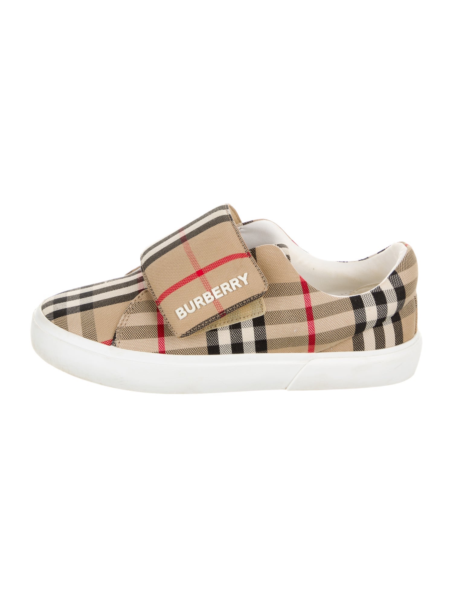 Burberry Canvas Check Low Top Sneakers