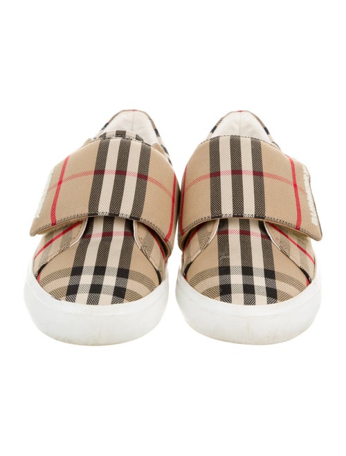 Burberry Canvas Check Low Top Sneakers