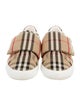 Burberry Canvas Check Low Top Sneakers