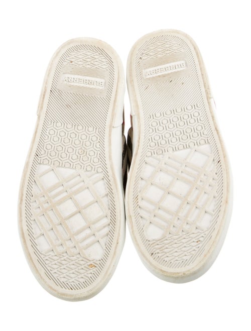 Burberry Canvas Check Low Top Sneakers