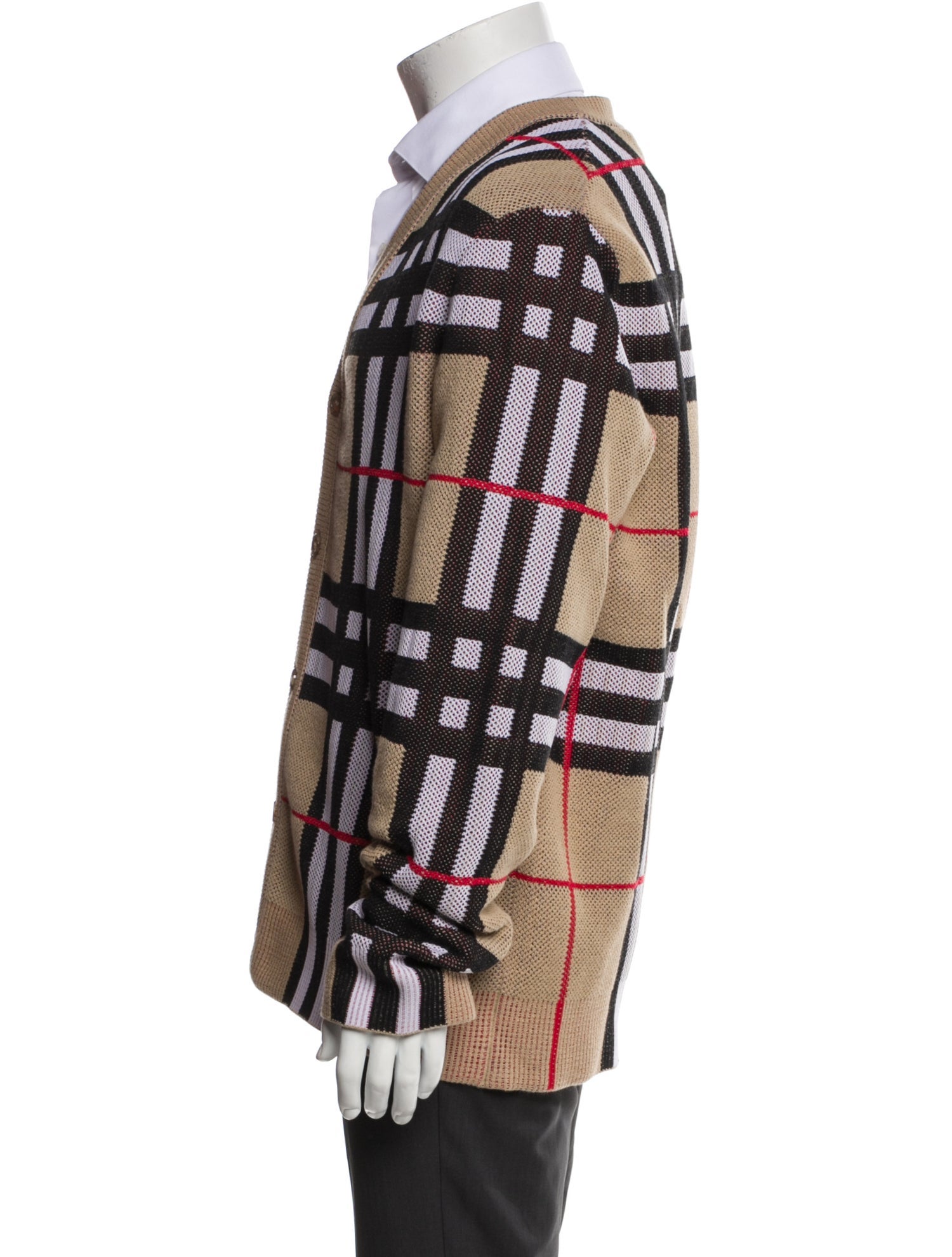 Burberry House Check Pattern V-Neck Cardigan w/ Tags