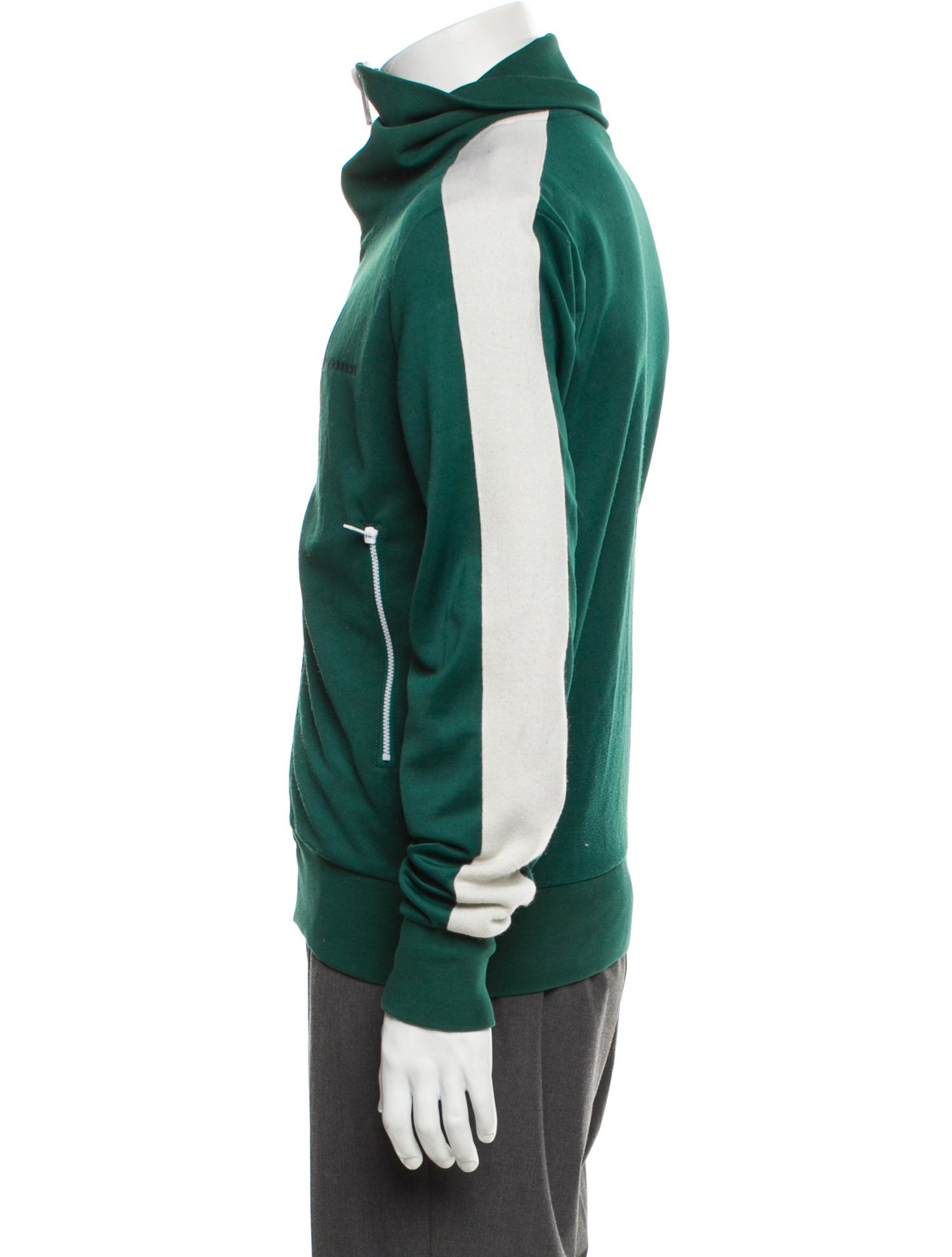 Burberry Striped Bomber Jacket