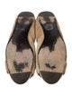 Burberry Suede Colorblock Pattern Flats