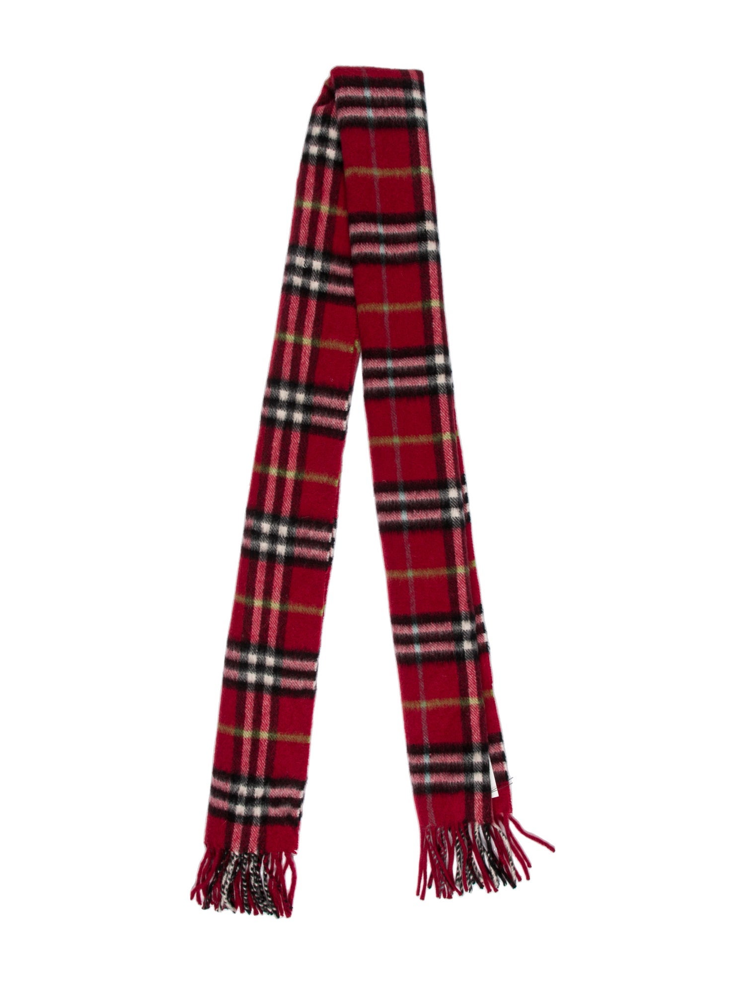 Burberry Cashmere House Check Pattern Scarf