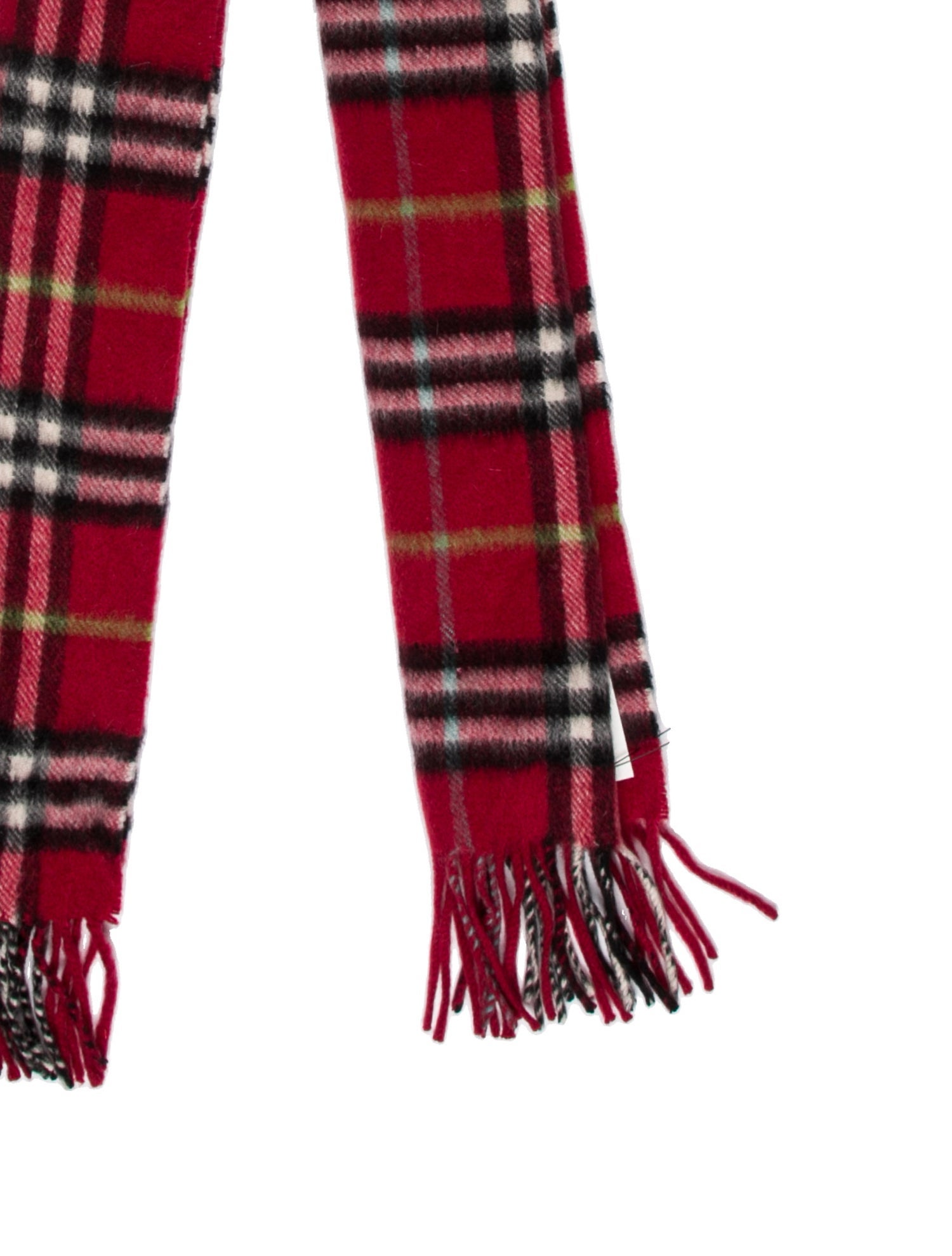 Burberry Cashmere House Check Pattern Scarf