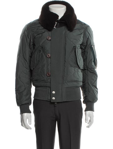 Burberry Outerwear Smoked Check Pattern Puffer Coat Us34, It44 | XS