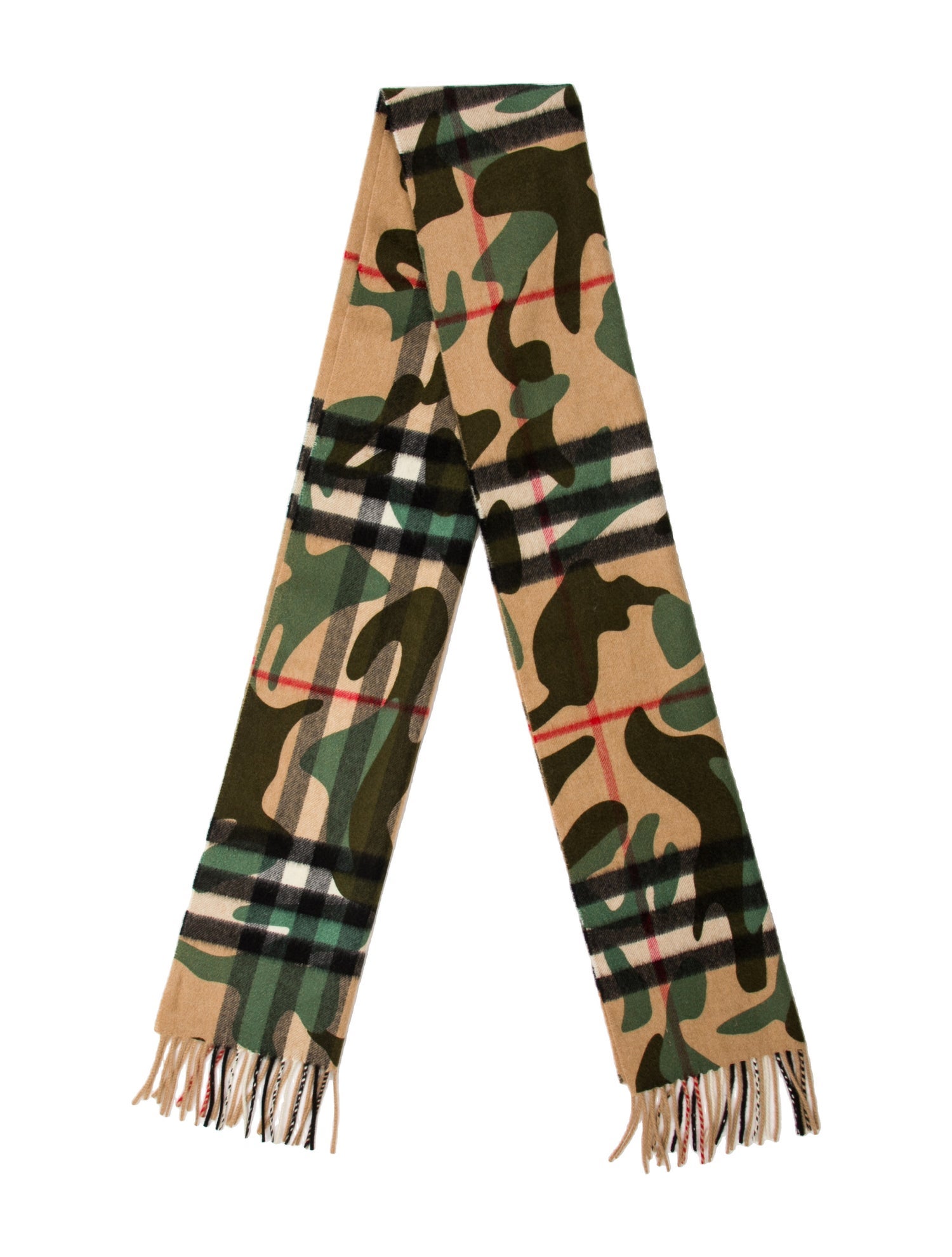 Burberry Cashmere Printed Scarf