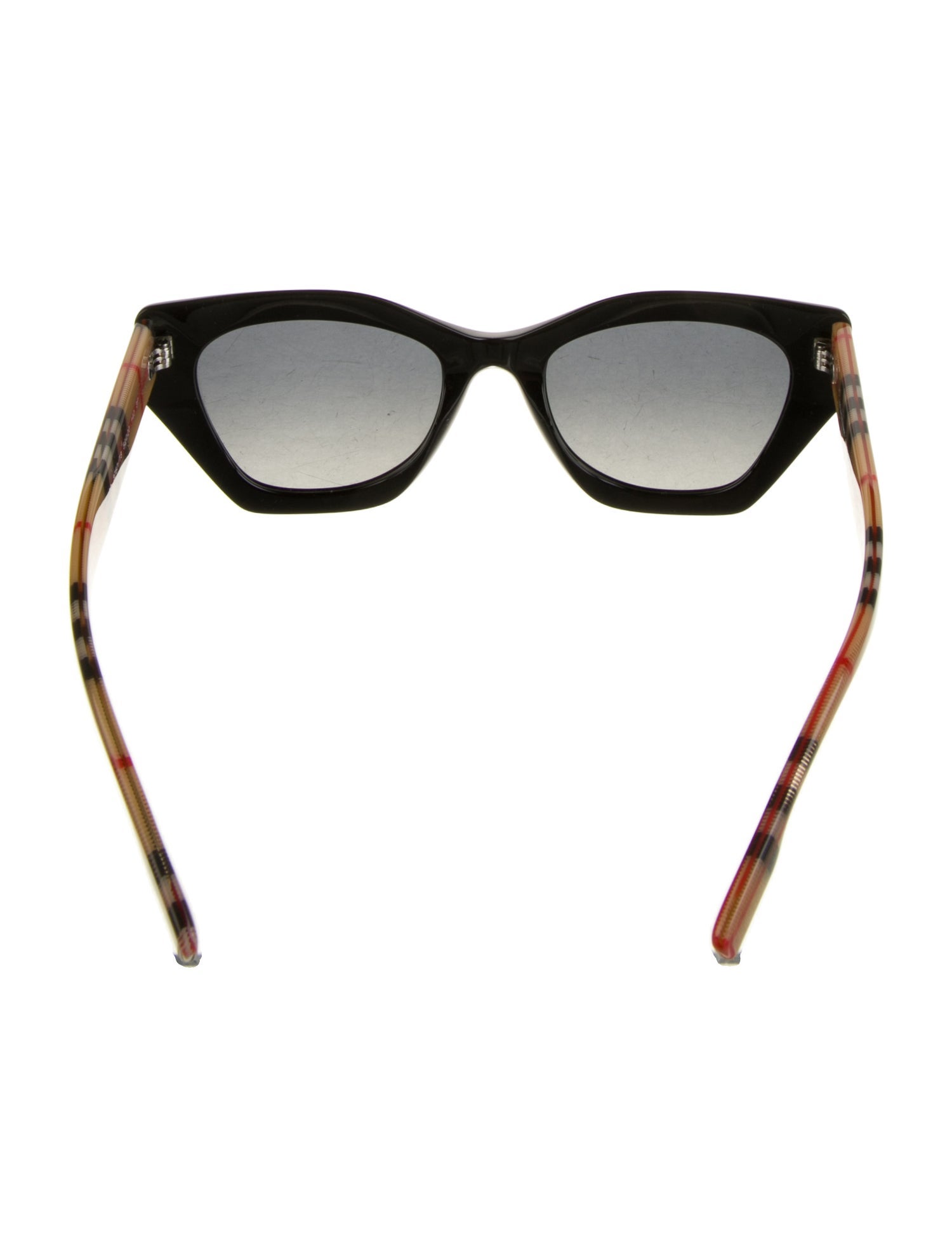 Burberry House Check Pattern Cat-Eye Sunglasses