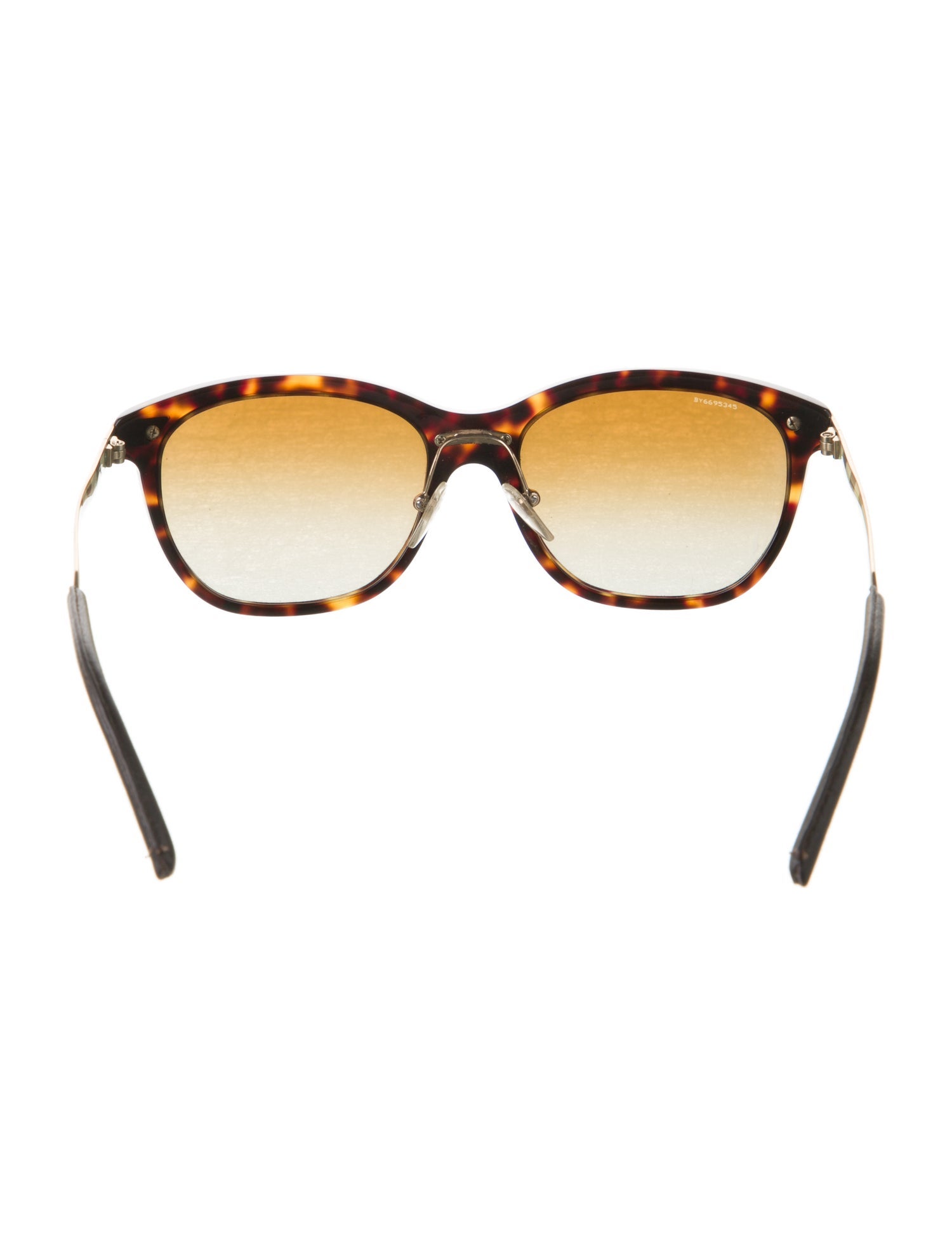 Burberry House Check Pattern Wayfarer Sunglasses