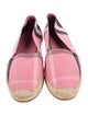 Burberry Canvas Plaid Print Espadrilles