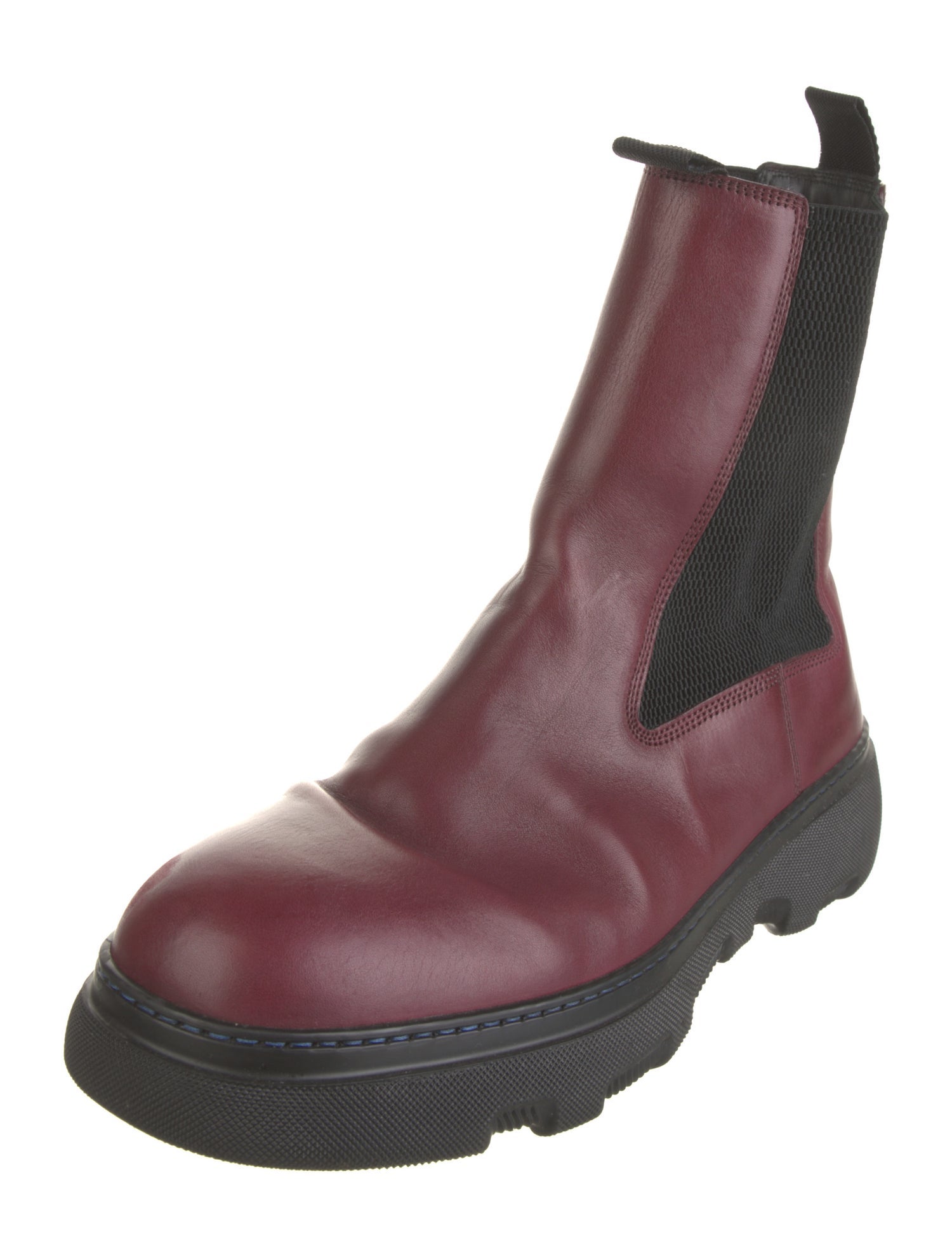 Burberry Leather Chelsea Boots