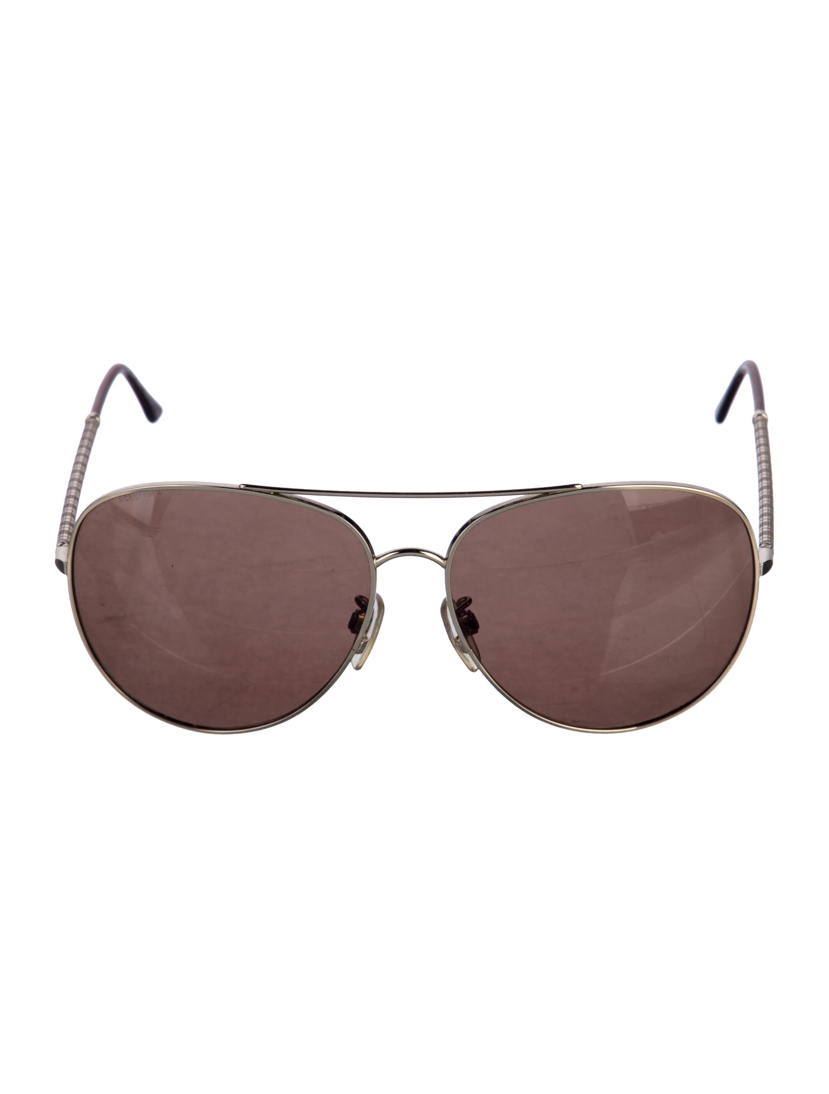 Burberry Aviator Mirrored Sunglasses