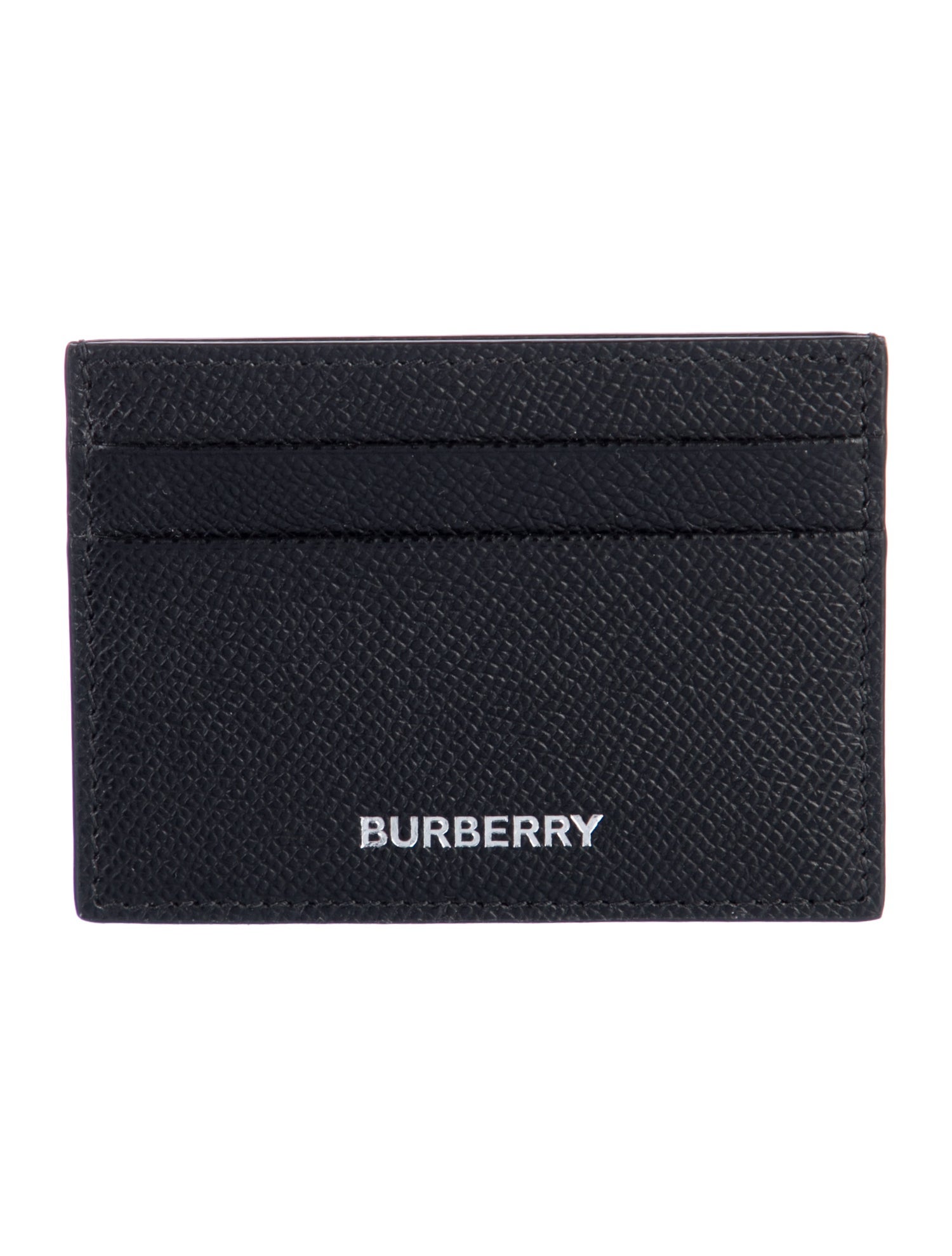 Burberry Leather Graphic Print Card Holder