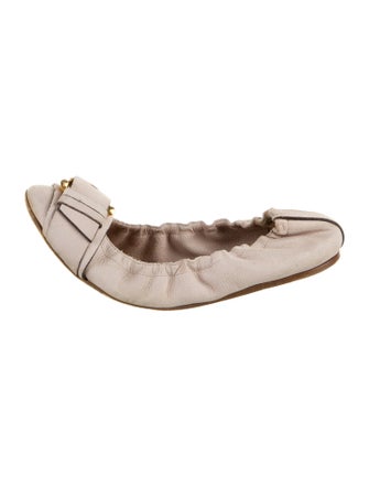 Burberry Leather Ballet Flats