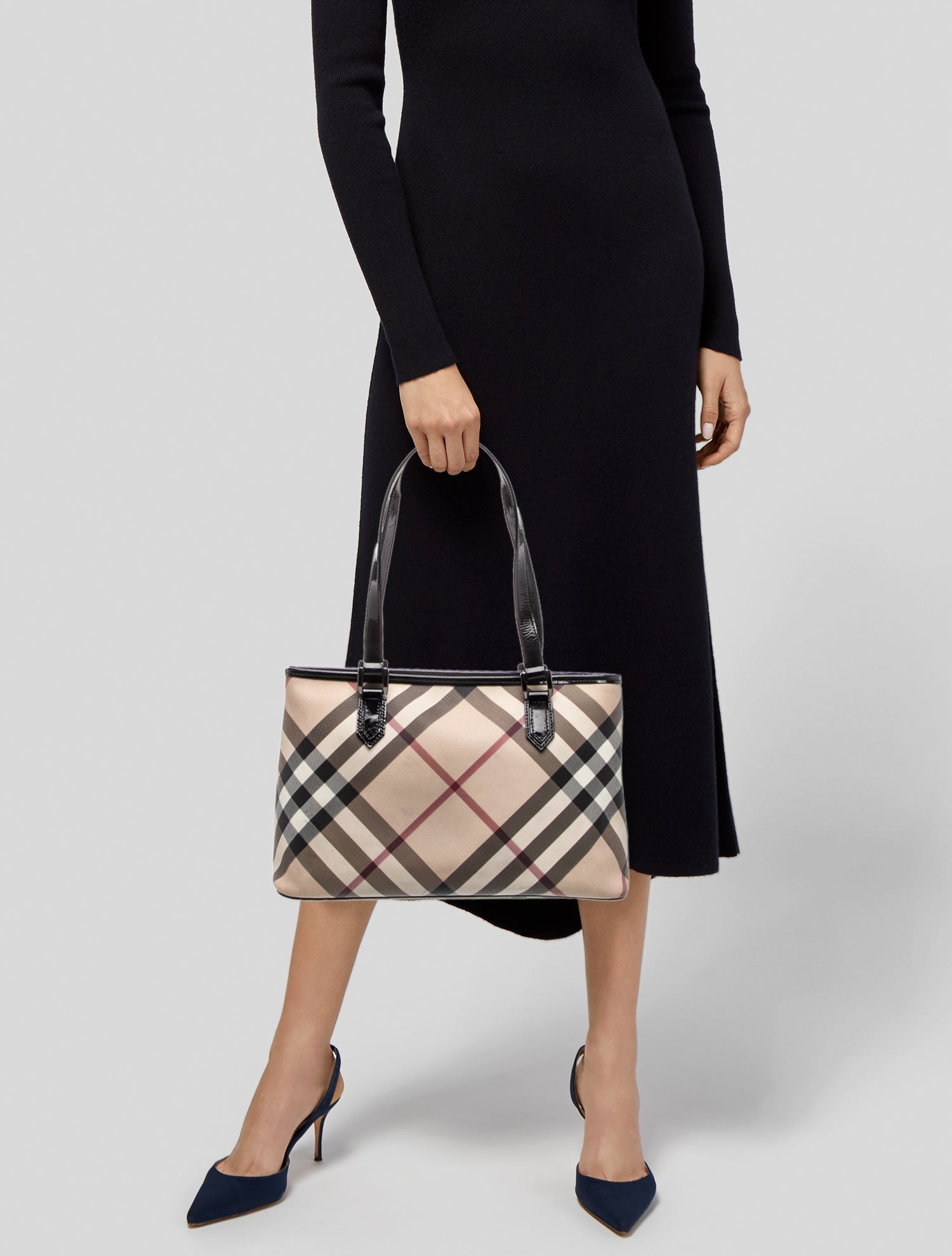 Burberry Prorsum Super Nova Check Tote
