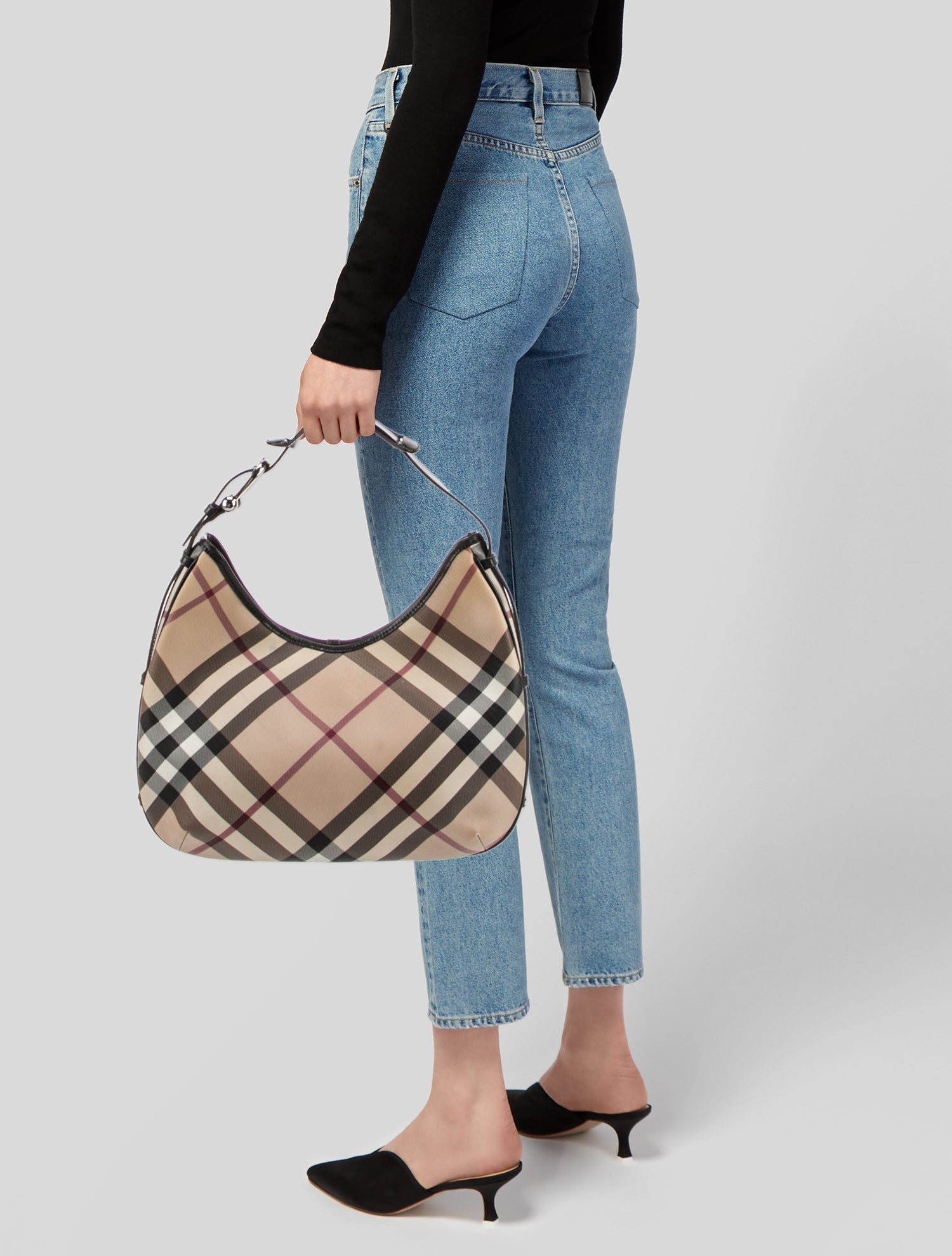 Burberry Super Nova Check Shoulder Bag