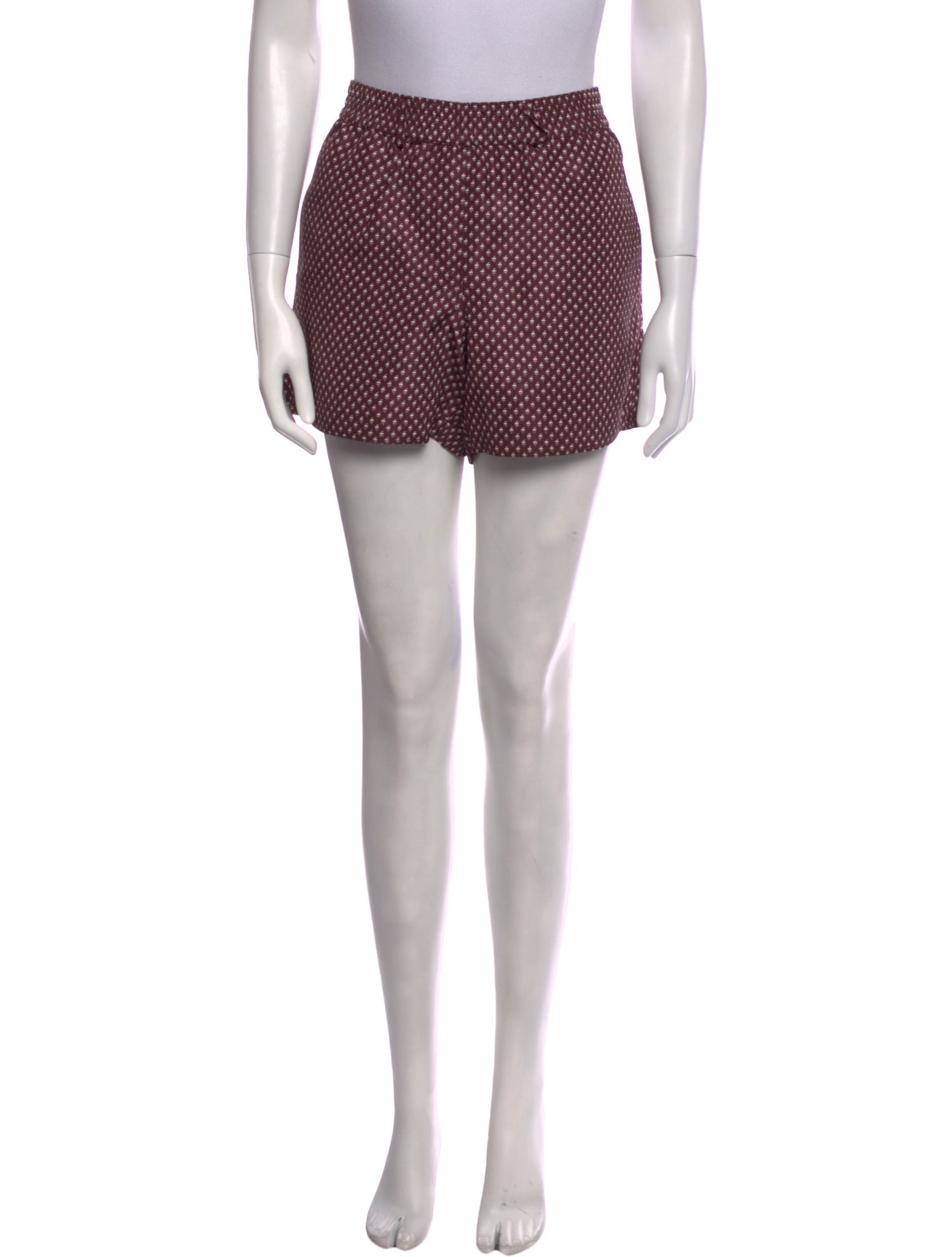 Burberry Prorsum Silk Mini Shorts
