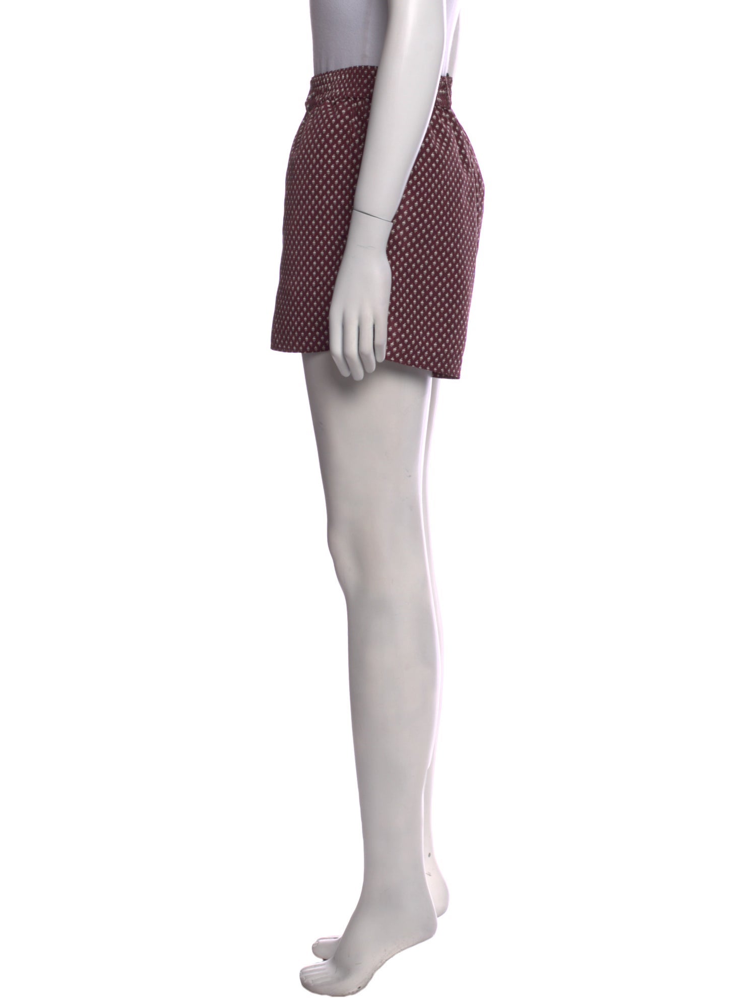 Burberry Prorsum Silk Mini Shorts