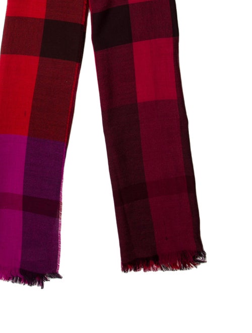Burberry Wool House Check Pattern Scarf