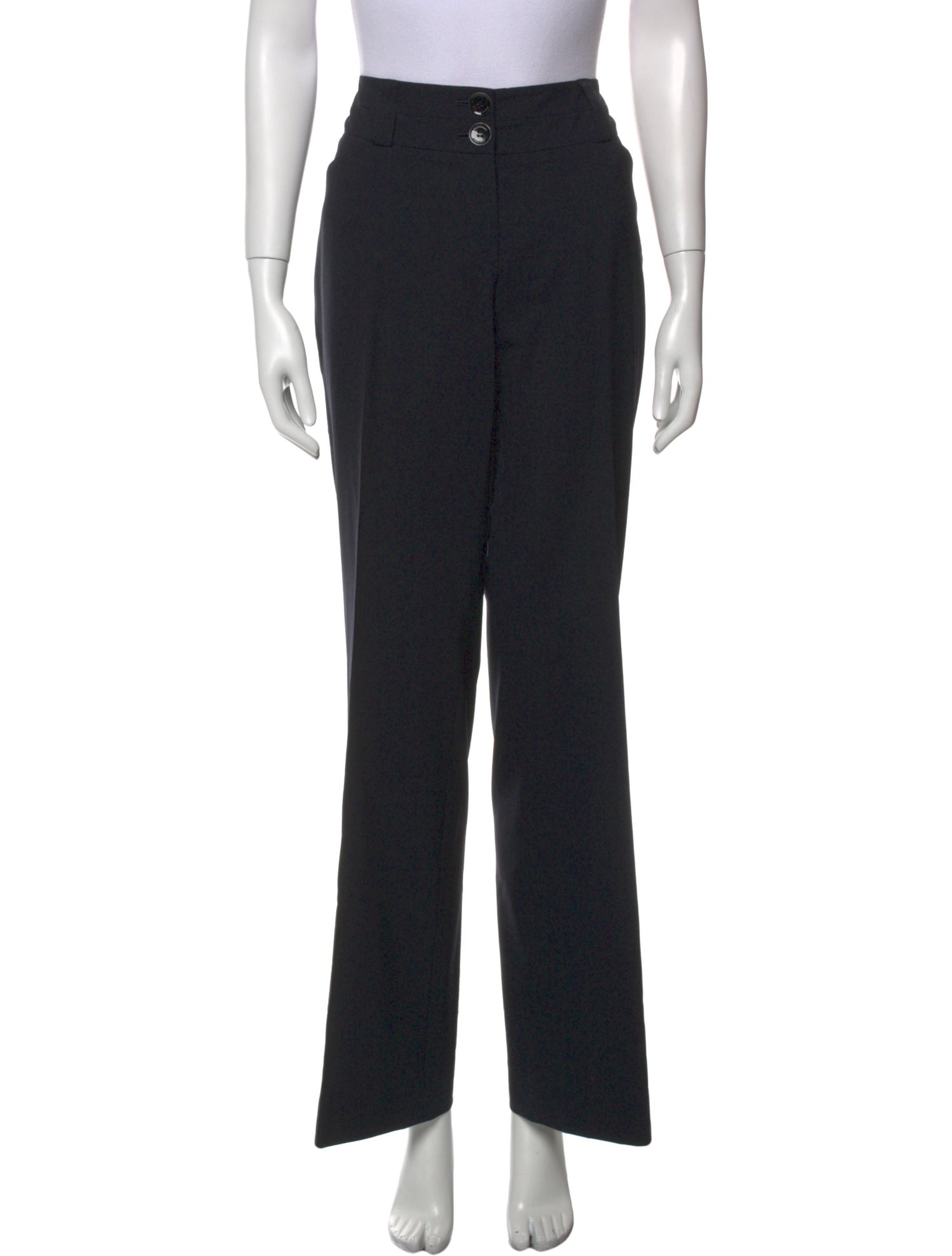 Burberry Wool Straight Leg Pants