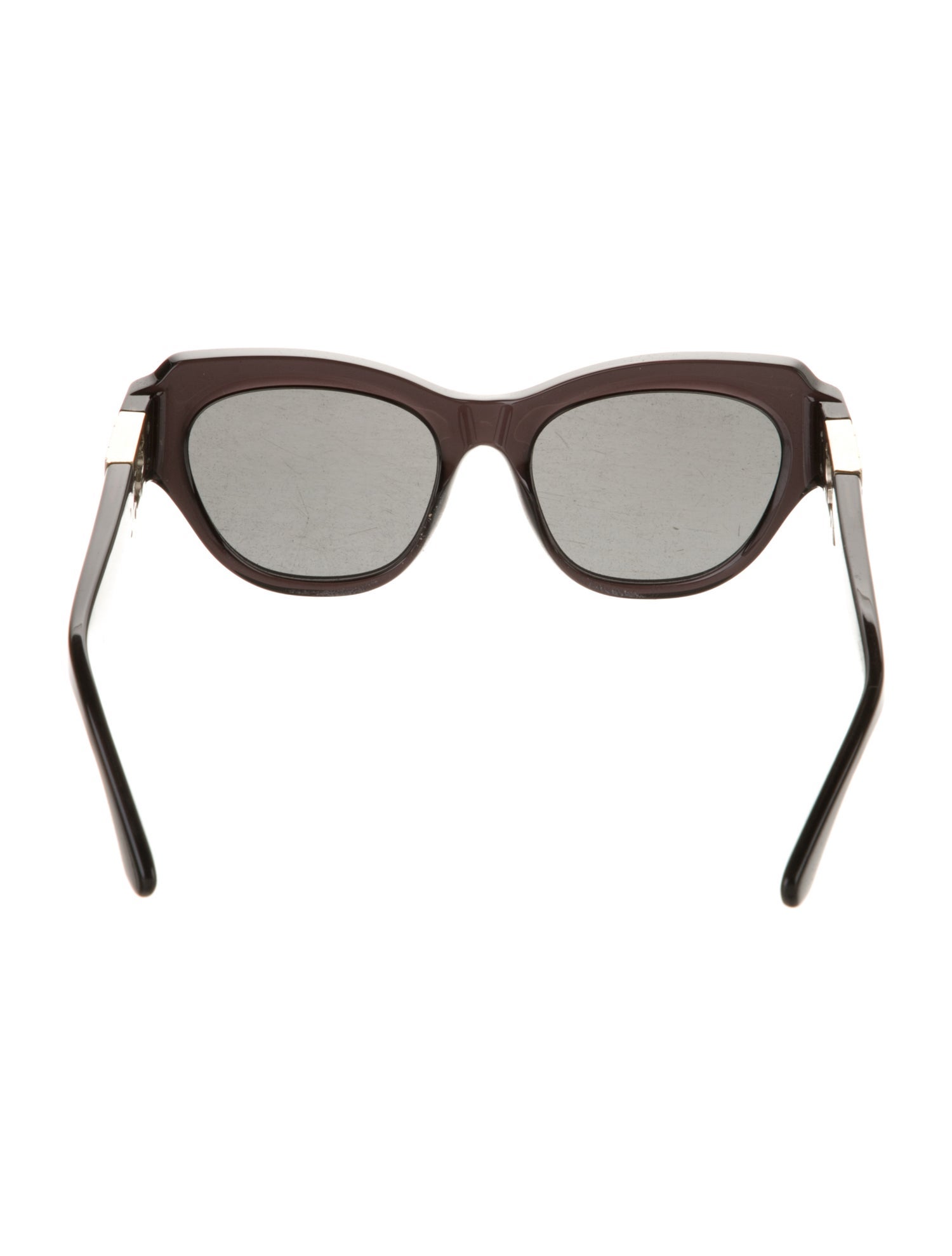 Burberry Nova Check Pattern Cat-Eye Sunglasses w/ Tags