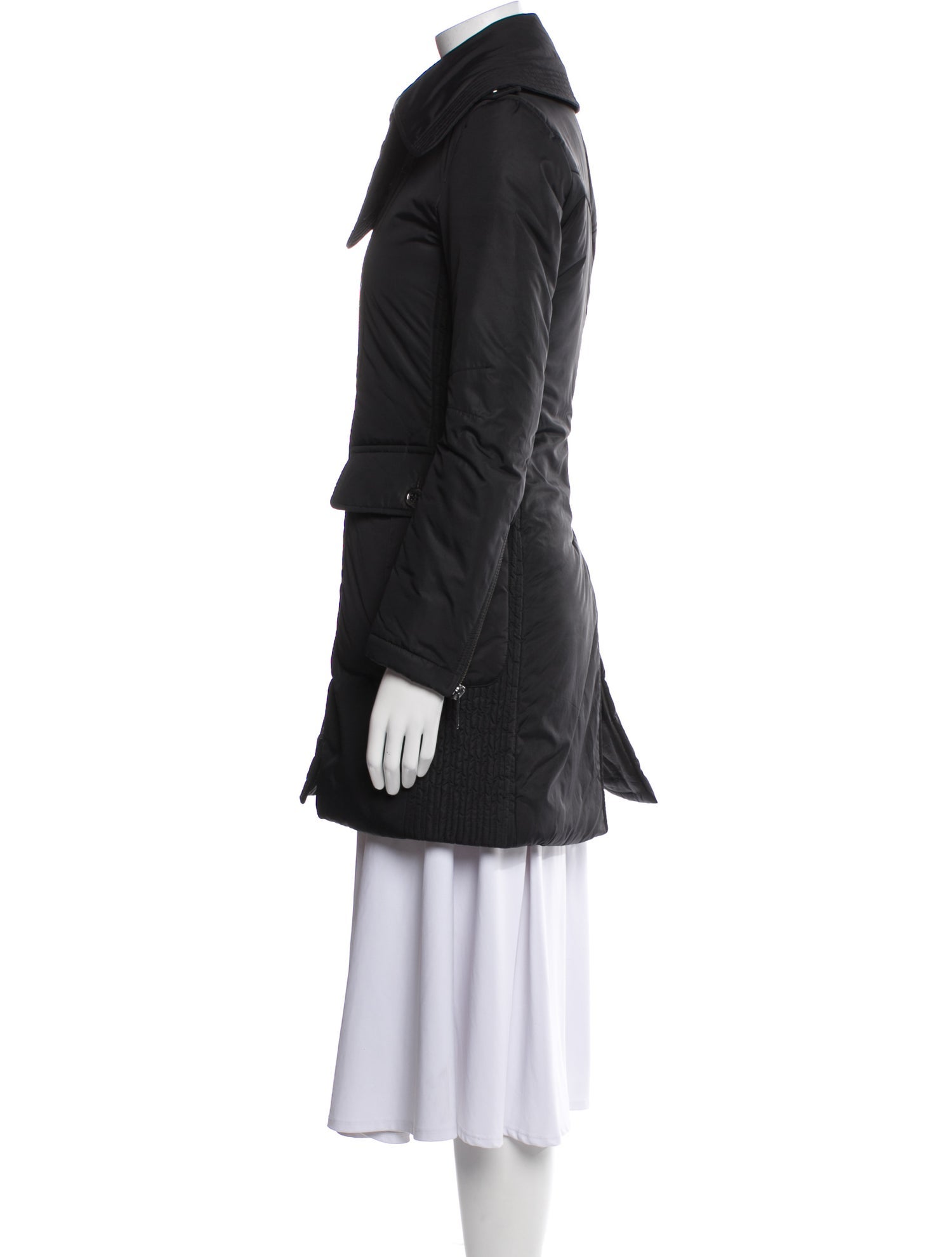 Burberry Nylon Peacoat