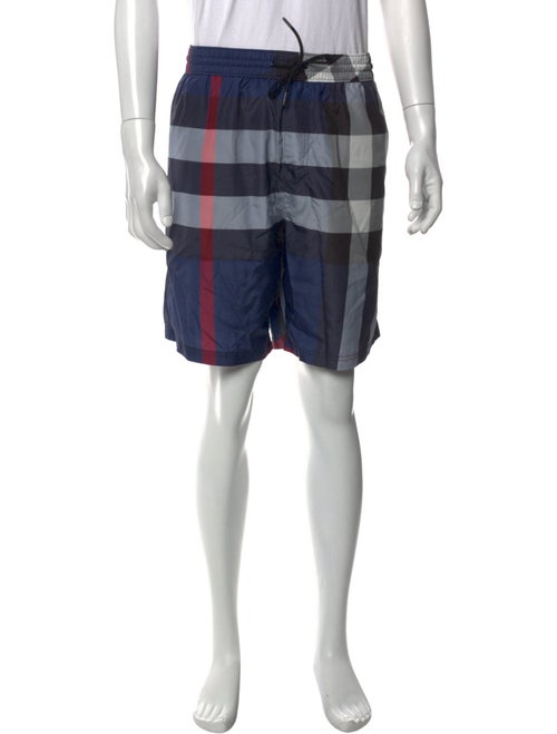 Burberry Exploded Check Pattern Swim Trunks